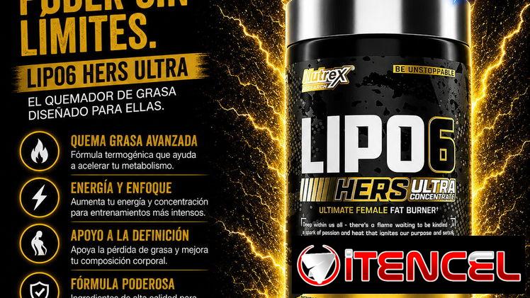 🛒✔ Quemador de Grasa de Mujer Lipo 6 Hers precio 25$
