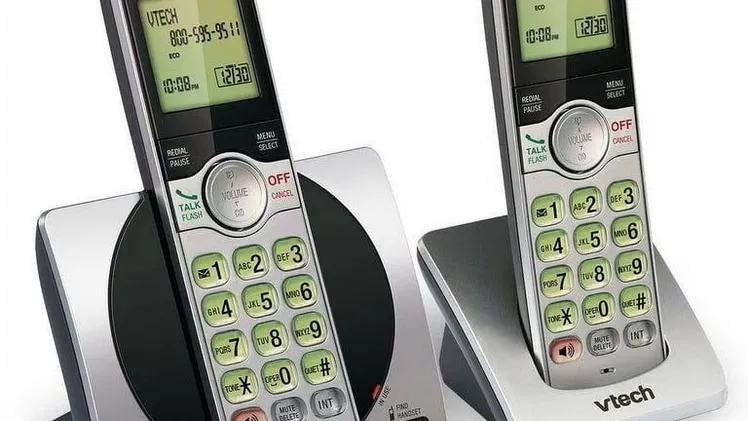 📞 Teléfono Inalámbrico con 2 Auriculares (Nuevo) 📞