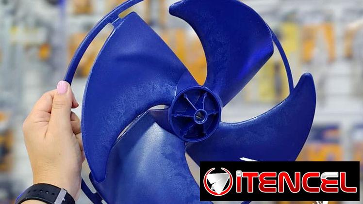 Aspa/paleta Para Aire Acondicionado 1 Ton Azul