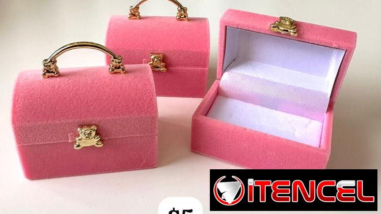 Cajitas para joyas con hermosos diseños y colores. LM joyería. Mensajería disponible