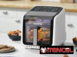 🍟 Freidora De Aire Digital Gourmia 7QT 🔥 Vista Panorámica, Pantalla 3D Y 12 Programas Automáticos Envío* + Garantía**