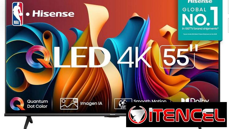 🔥 HISENSE 55″ QLED QD6 — 4K COLOR, POTENCIA Y FLUIDEZ EN TU SALA 🔥