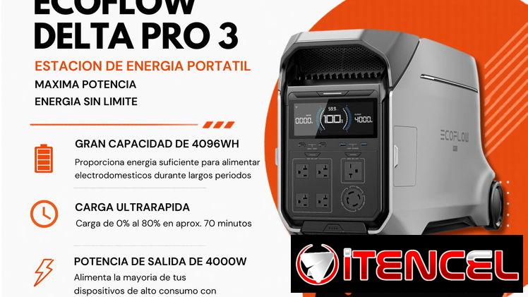 EcoFlow DELTA Pro 3 Nueva | Estación de Energía Portátil 4096Wh en La Habana