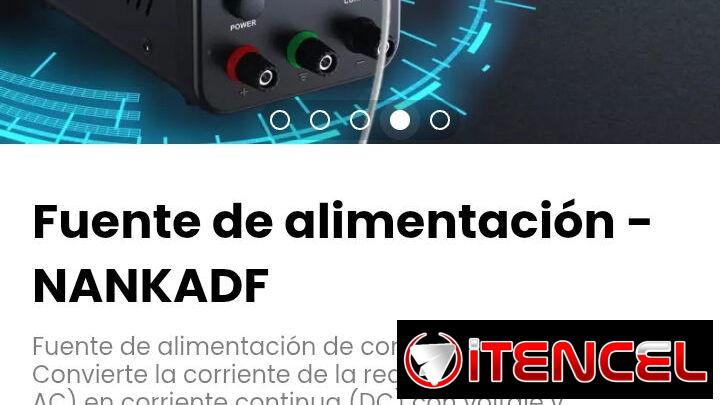 Fuente de alimentación – NANKADF. Corriente de salida máx: 30V – 10A (300W)