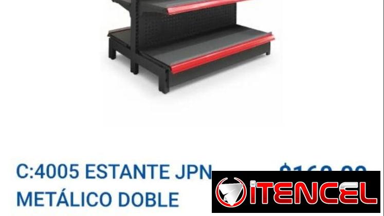 Estantes metálicos simples y dobles para su negocio