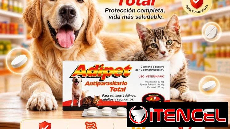 Adipet antiparasitario interno para perros y gatos
