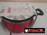 SET DE 2 CAZUELAS Y UNA SARTEN MARCA MAGEFESA SIRVEN PARA COCINA DE INDUCCION Y DE GAS NORMAL