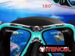 Kit de careta y snorkel/ visores de cristal templado