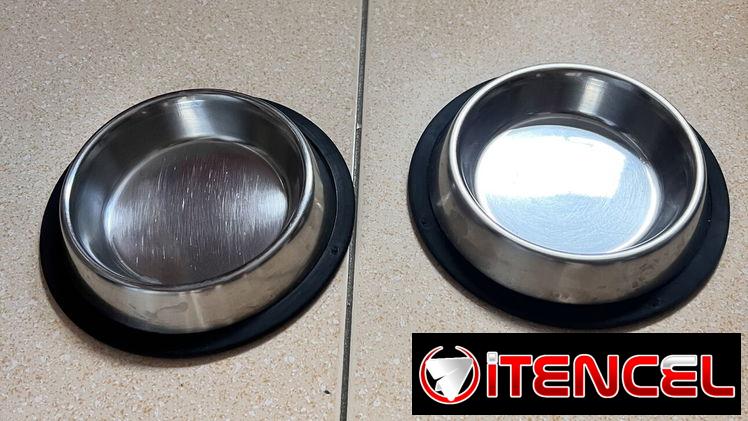 Comederos para gatos metálicos los 2 x 6 usd