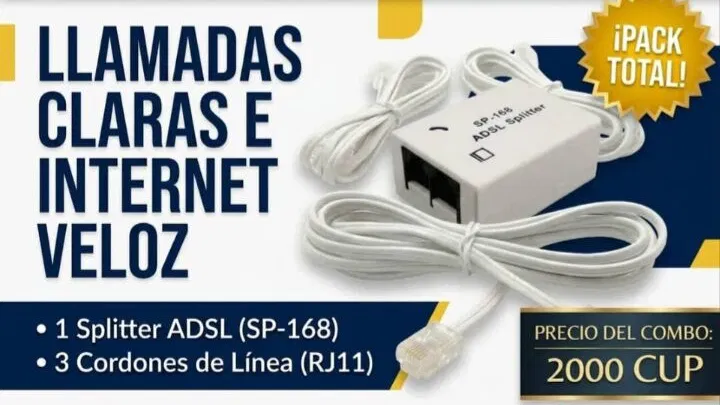 Solitter y cordones de línea calidad garantizada 1 Splitter solo $1500 1 Splitter +3 cordones de línea $2000