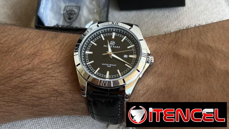 Y reloj de hombre de acero inoxidable