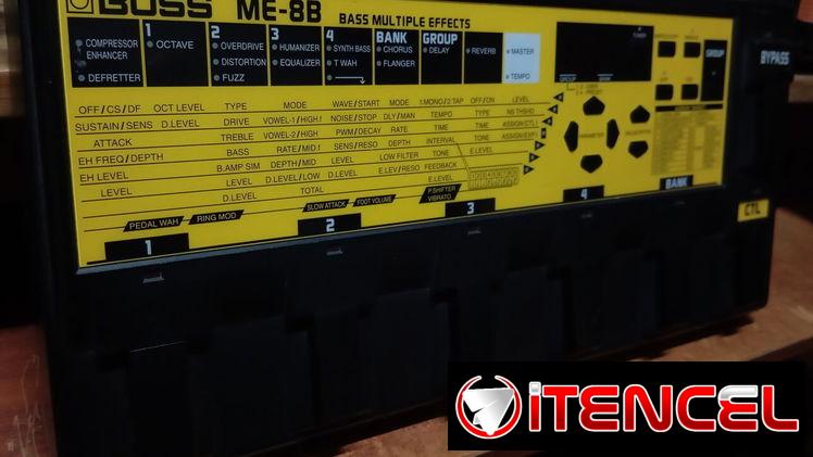 Multiefectos de Bajo BOSS ME-8B 1996-2001 Black and Yellow (Japan)