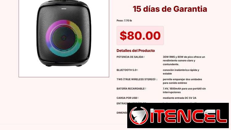 Bocina Bluetooth JVC que ofrece una acústica equilibrada pro VPT#-0041