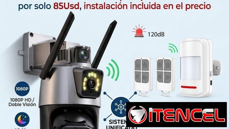 Cámara de seguridad con sensor