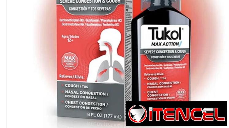 Jarabe para la tos Tukol Max 24 usd