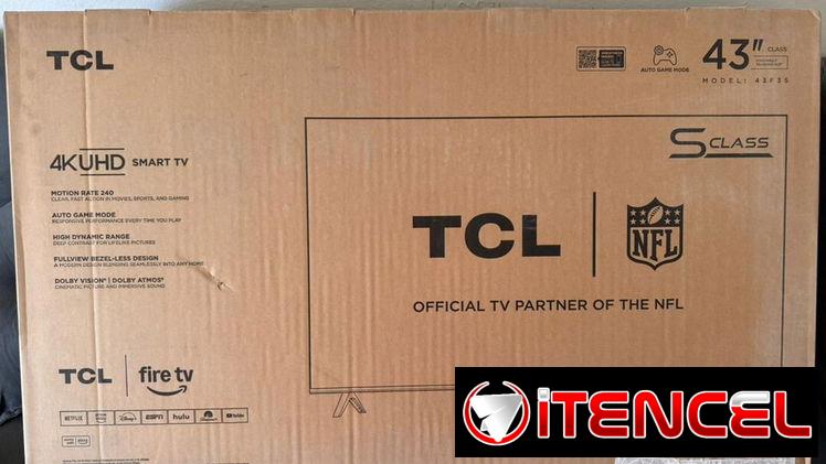 TV TCL 43 pulgadas 4K Fire TV Modelo 43S35 4K UHD • Factura a nombre del cliente  • Garantía de 3 meses • Domicilio Incl