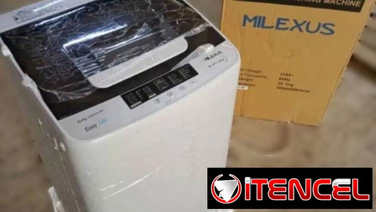 🔥*Lavadora automática 7.5kg MILEXUS*