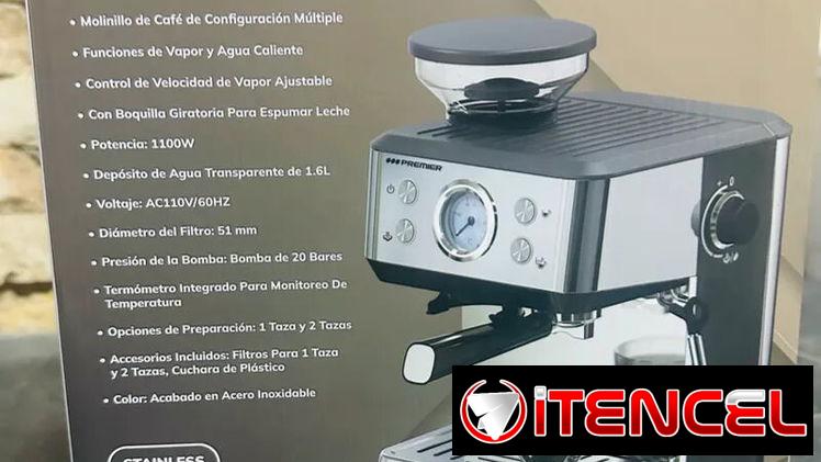 Máquina para capuchino y expresso con molinillo