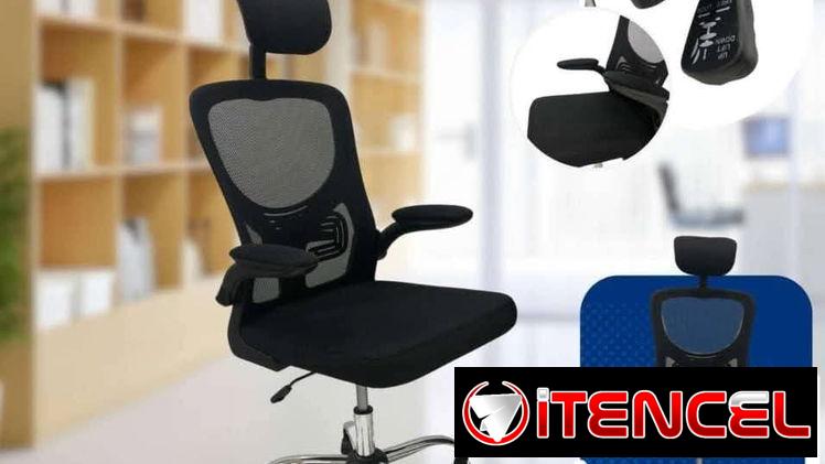 Silla de oficina ergonómica de malla transpirable,nueva