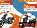 Motos de Combustión Treck trek 125cc 150cc 200cc 250cc MT ACORAZADA JIN KRATHOS KRATOS scooter