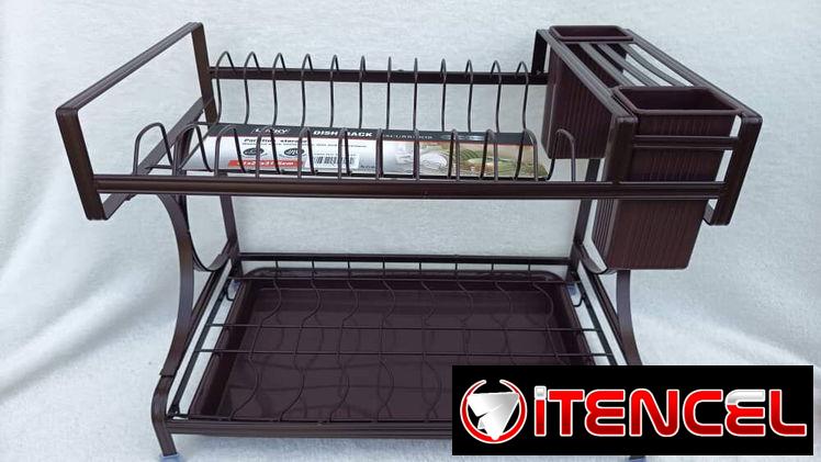 Escurridor metálico para platos