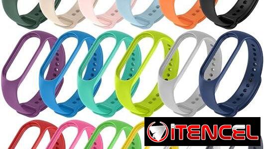 Manillas de varios colores, disponibles para Miband 3,4,5,6,7. Contacte para ver colores disponibles.