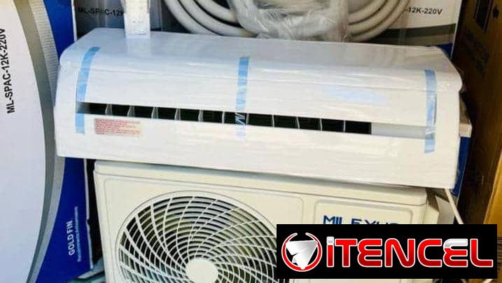 Split de 1 tonelada (12.000 BTU) marca Milexus Kit Tuberias Cobre 3.5 mtrs $255 USD Transporte Adicional Garantía 1 mes