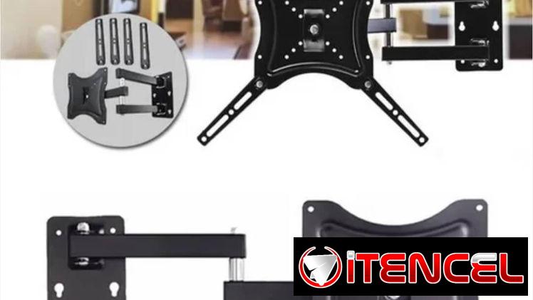 Soporte para pared giratoria nueva en su caja para televisores de 14 a 55 pulgadas