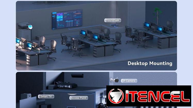 Switch Tenda Metalico TEG1016M 16 Puertos Gigabit 10/100/1000 Plug & Play #63142460/ 55821991