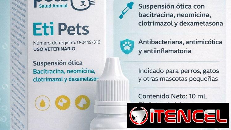 Colirios oticos y oftalmicos para mascotas