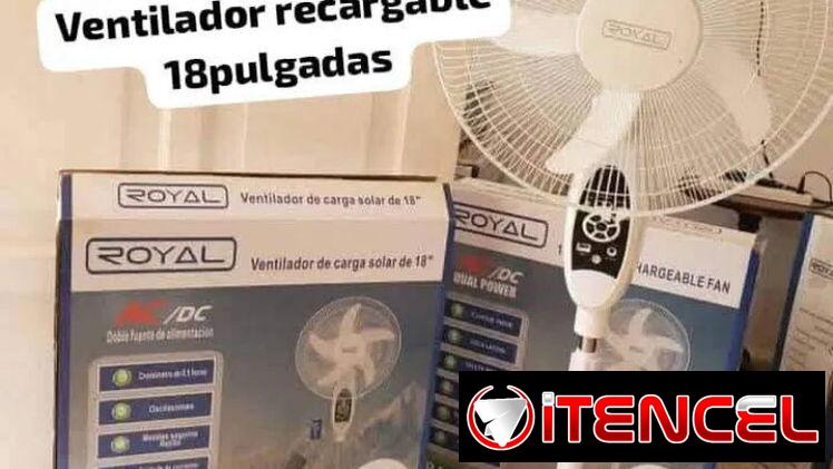 Ventiladores recargables 18 pulgadas Royal los mejores panel solar bombillos son 18 pulgadas los mejores mercado