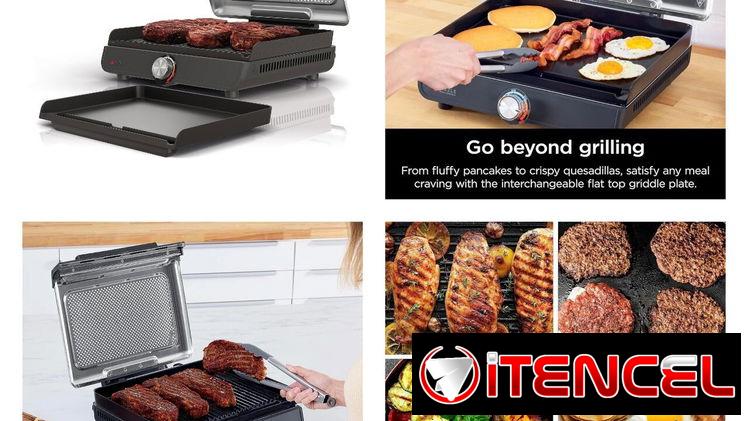 Parillas ninja o grill GR101 500°F de 14pulgadas sellada en caja 55595382