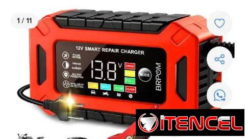 Cargador de batería 12v