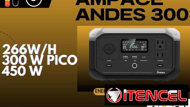 ✅AMPACE ANDES 300 256 WH 300W PICO 450W 200 USD ECO FLOW DELTA MAX 2400W PICO 4800W 2048WH 1250USD TELEVISORES Y MA
