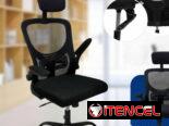 Silla de oficina ergonómica de malla transpirable,nueva
