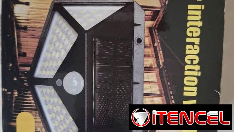 🔆Lámpara Solar de Pared Exterior con Sensor de Movimiento