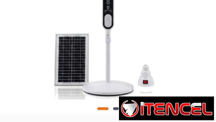Ventilador Solar Recargable