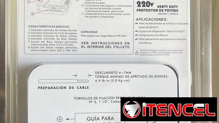 Protector de voltaje 220v