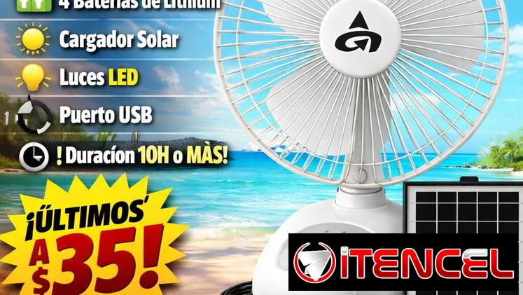 ✅ ventiladores recargables de litio