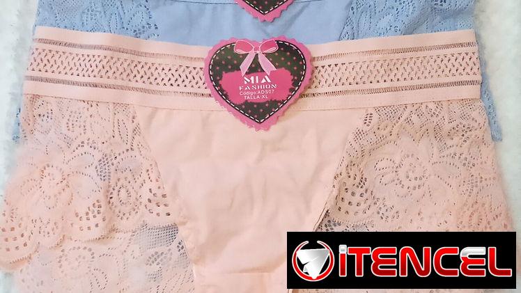 Blumers de encaje, varios colores, talla S,M,L