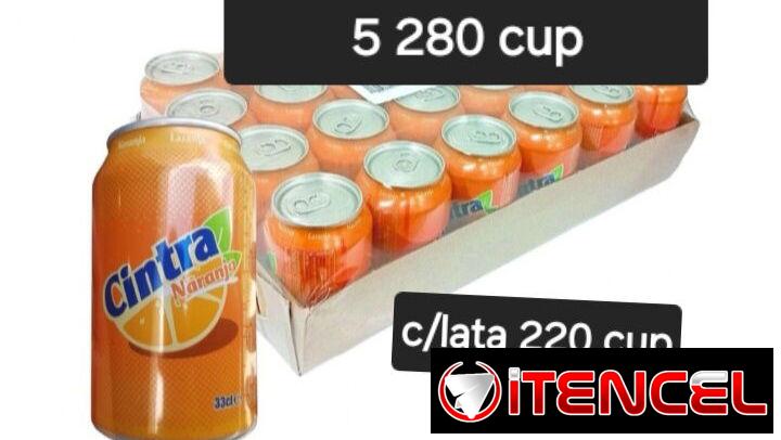 Leche Evaporada Saborelle 400g, Refrescos Cintra Naranja y Limón 330 ml, Malta Guajira 330ml