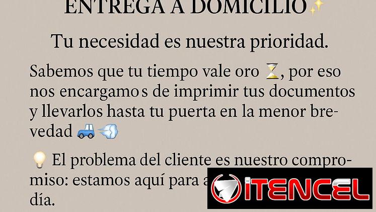 Servicio de impresion a domicilio ** Aceptamos pago x Transferencia**