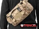 Canguro o cangurera impermiable extragrande 4 zipper de estilo militar para hombre y mujer.
