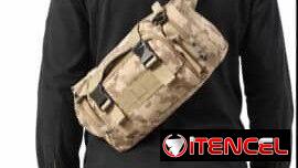 Canguro o cangurera impermiable extragrande 4 zipper de estilo militar para hombre y mujer.
