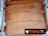 Sillas de estructura de aluminio de uso , son 5 en total hay que restaurarlas