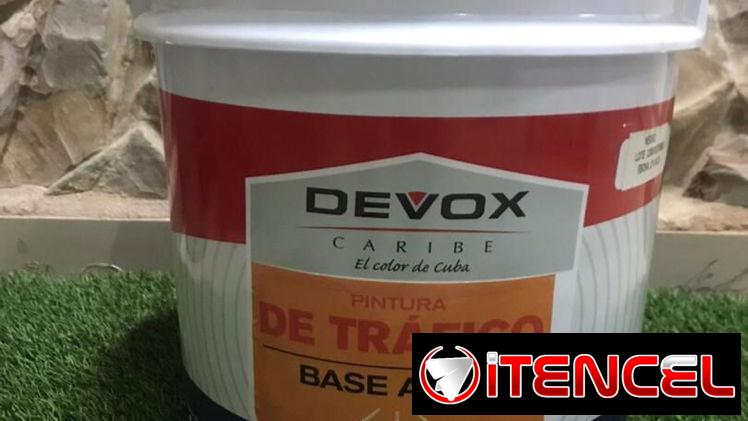 Pintura tráfico base agua color negro ⚫ 19 litros