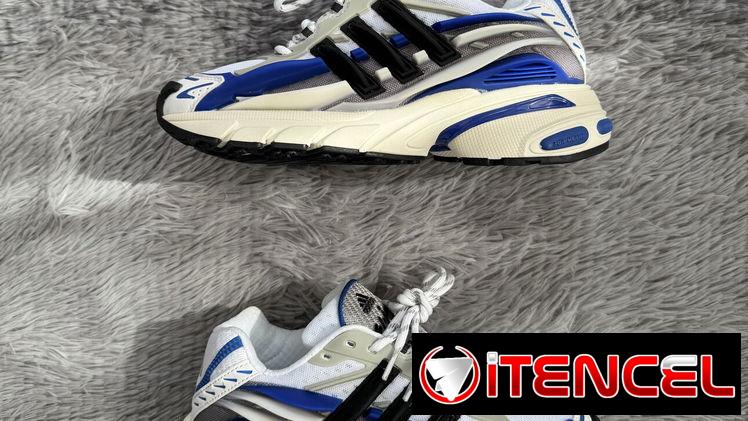 Adidas jellyfish x pharrel azules y naranjas