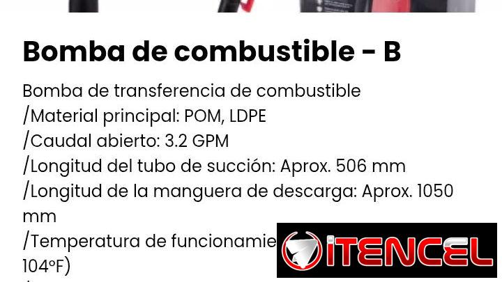 Bomba de combustible – B. Bomba de transferencia de combustible. Nueva