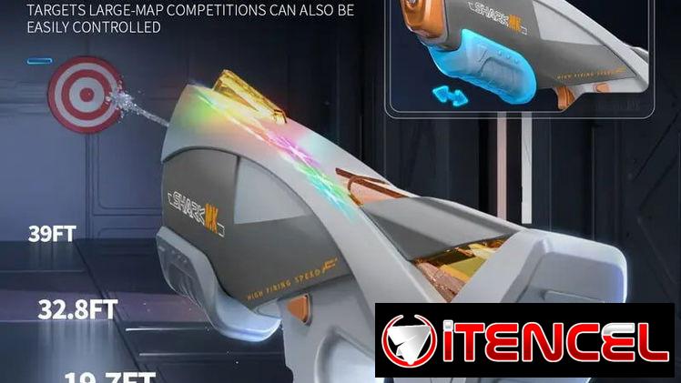 🦈💦 Pistola de Agua Eléctrica Shark MK1 – NUEVA | $50