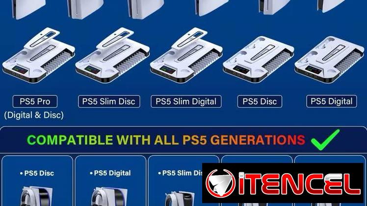 ☎️53544655 🛵 Entrega Disponible ⭐ Base Multifuncional con Refrigeración para PS5 / PS5 Slim⭐